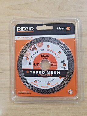 RIDGID 4.5 in. Continuous Rim Blade with Mesh Rim